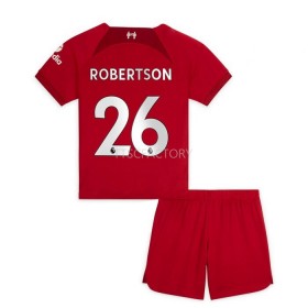 Koszulka Liverpool Robertson 26 Dziecięcy Domowe Stroje Piłkarskie 2022/23 Krótki Rękaw